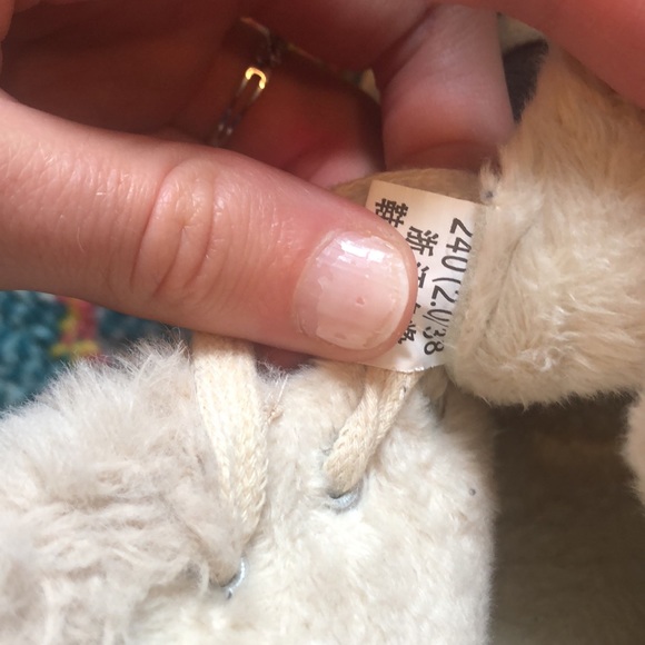 Gray velvet fur High top sneakers M General - Picture 3 of 3